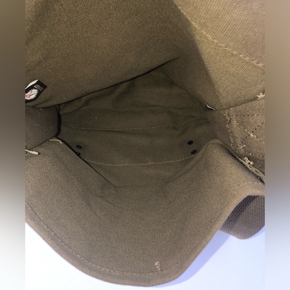 Rothco Medic Shoulder Bag Military Vintage Washed Canvas Solid Army NATO Leather - Picture 4 of 5